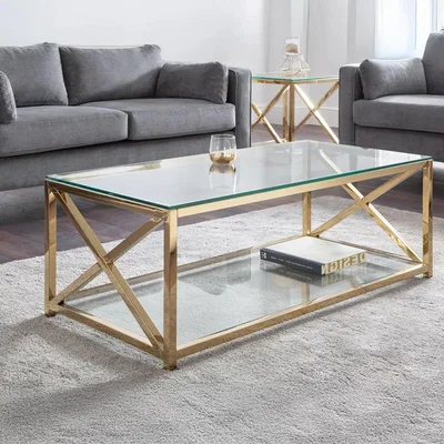 Downtown Julian Bowen Miami Coffee Table - Gold