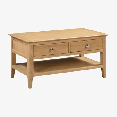 Downtown Julian Bowen Cotswold Coffee Table With 2 Drawers