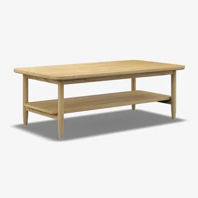 Downtown Daro Dorchester Martinique Wooden Top Coffee Table In LightWood