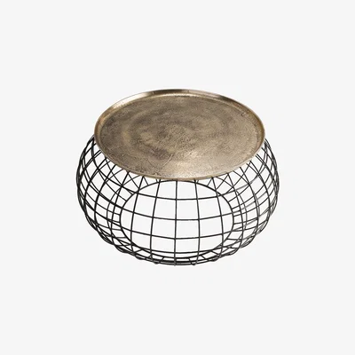 Perch and Parrow Ross Coffee Table in Antique Gold