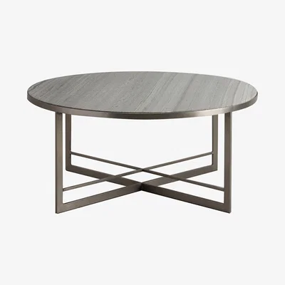 Perch and Parrow Oxendan Silver Marble Coffee Table