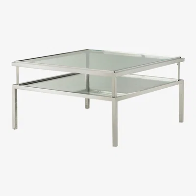 Perch and Parrow Cruz Silver Coffee Table