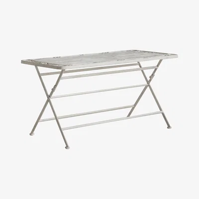 Perch and Parrow Gavin Outdoor Coffee Table in Weathered White