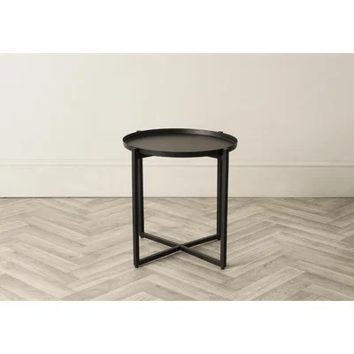 Perch and Parrow Denali Black Metal Coffee Table