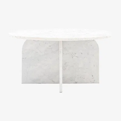 Perch and Parrow Athena Coffee Table in White