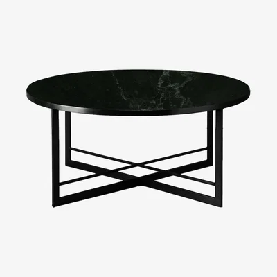 Perch and Parrow Oxendan Black Marble Coffee Table