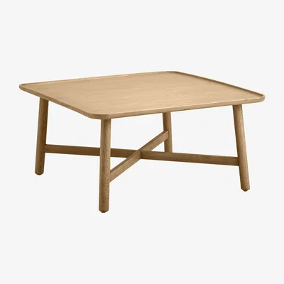 Perch and Parrow Noranda Oak Square Coffee Table