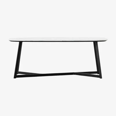 Perch and Parrow Fresca Coffee Table in White