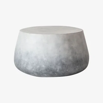Perch and Parrow Dexter Concrete Coffee Table in Silver