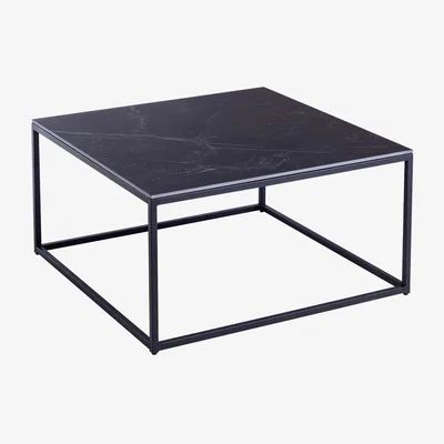 Pagazzi Oslo Black Marble Stone Coffee Table