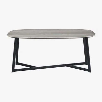 Pagazzi Ukiah Grey Oak &amp; Black Coffee Table
