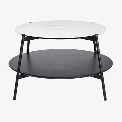 Pagazzi Marchello White &amp; Black Coffee Table