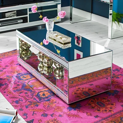 Pagazzi Biarritz Mirrored Coffee Table
