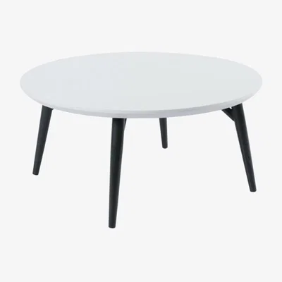 Pagazzi Orbit Circular Coffee Table with a Light Grey Matt Finish