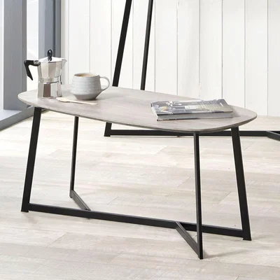 Pagazzi Ukiah Grey Oak & Black Coffee Table