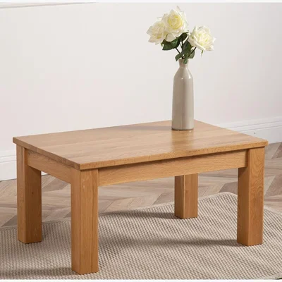 The Range Oslo Solid Oak Coffee Table for Living Room - Oak