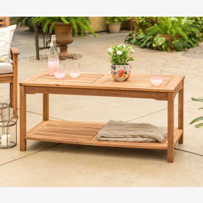 The Range Tulum Acacia Wooden Outdoor Patio Garden Coffee Table - Acacia Wood