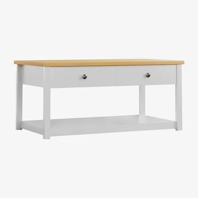 The Range Arlington 4 Drawer Coffee Table - White