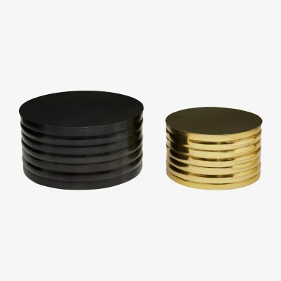 The Range Arti Set Of Two Coffee Tables - Black