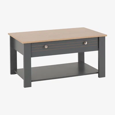 The Range Montreal Coffee Table - Grey Oak Effect - Grey