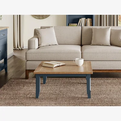 The Range Signature Blue - Square Open Coffee Table - Blue