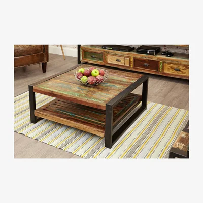 The Range Urban Chic Square Coffee Table - Multiple colours in the timber