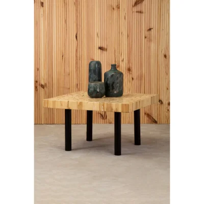 The Range Malang  Mosaic Teak Wood Coffee Table - Black