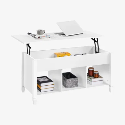 The Range Wooden Lift Top Coffee Table - White