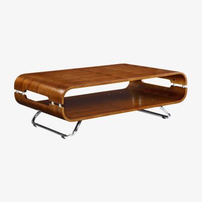 The Range Curve Stadium Coffee Table - Walnut