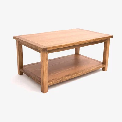 The Range Trivento Coffee Table with Shelf  - Light wood