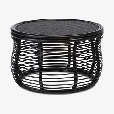 The Range Royal Round Coffee Table Black - Black