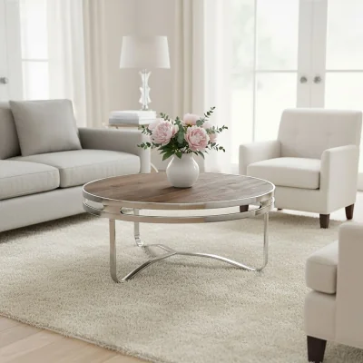 The Range Richmond Round Coffee Table - Natural