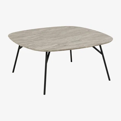 The Range Caracas Marble Effect Coffee Table  - Grey