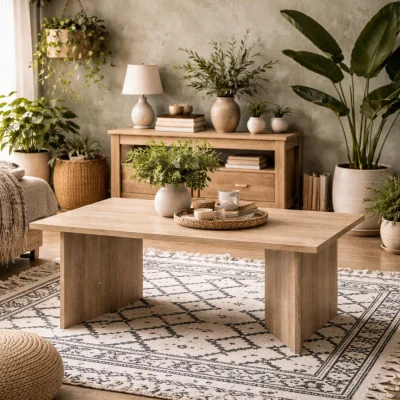 The Range Naestved Sonoma Look Rectangular Coffee Table - Natural
