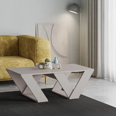 The Range Pipra Modern Coffee Table Multipurpose - Mocha Grey