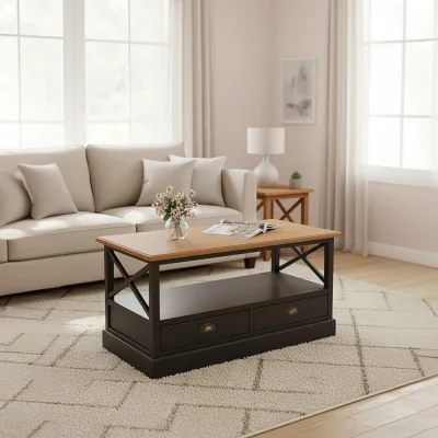 The Range Virginia Coffee Table - Black