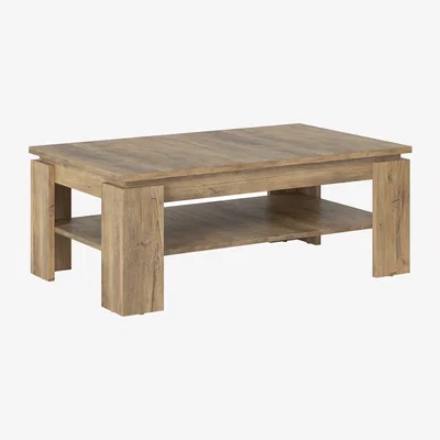 The Range Rapallo Large Coffee Table in Chestnut and Matera Grey - Chestnut & Matera Grey