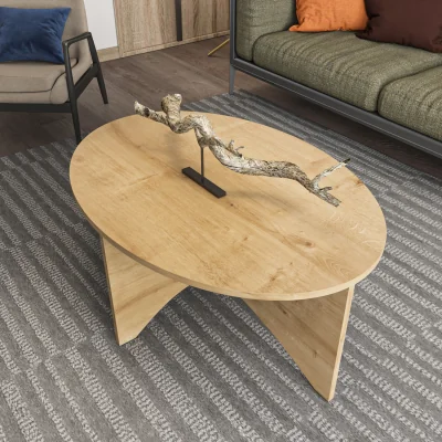 The Range Solo Coffee Table - Oak