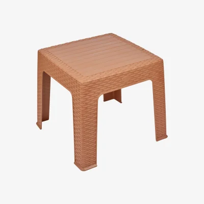 The Range Square Rattan Coffee Table - Cappuccino