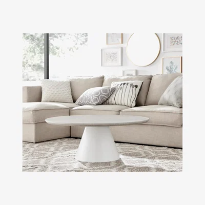 The Range Palma Beige Stone Coffee Table - Stone