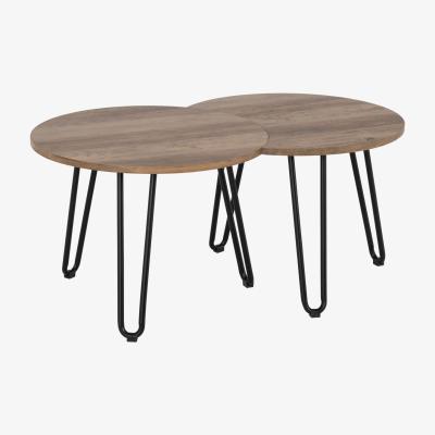 The Range Athens Duo Coffee Table Set  - Oak