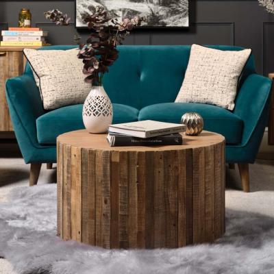 The Range Perth Round Coffee Table - Brown