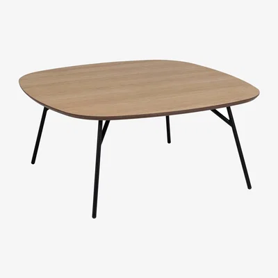 The Range Wyld Haus Johannesburg Square Coffee Table, Natural Matt, 900cm Square, 400cm Height - Natural