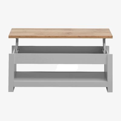 The Range Lisbon Grey Lift Up Coffee Table - Grey