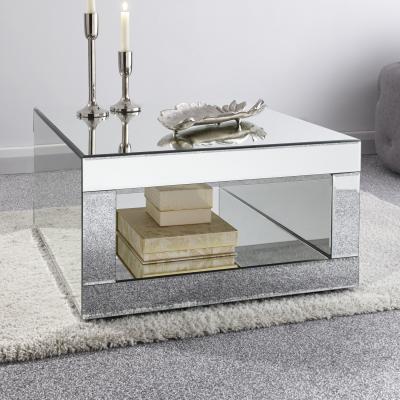 The Range Capri Mirrored Coffee Table - Mirrored