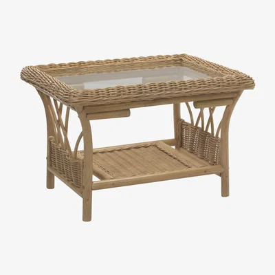 The Range Viola Cane Coffee Table Light Oak - Light Oak