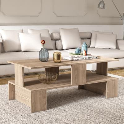 The Range Eva 120 cm Wide Modern Coffee Table with Storage - Cordoba - Wood