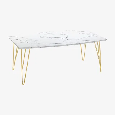 The Range Fusion Coffee Table - White Marble