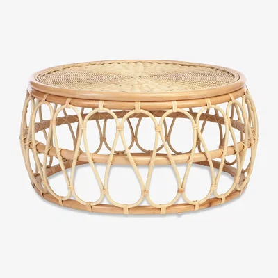 The Range Beijing Rattan Coffee Table - Natural