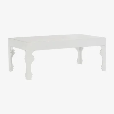 The Range Luis White High Gloss Finish Coffee Table - White